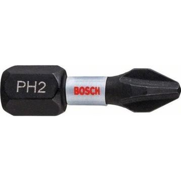 Bosch Impact Control Serisi PH2x25 mm 2'li Vidalama Ucu