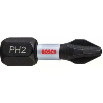 Bosch Impact Control Serisi PH2x25 mm 2'li Vidalama Ucu