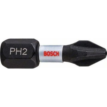 Bosch Impact Control Serisi PH2x25 mm 2'li Vidalama Ucu