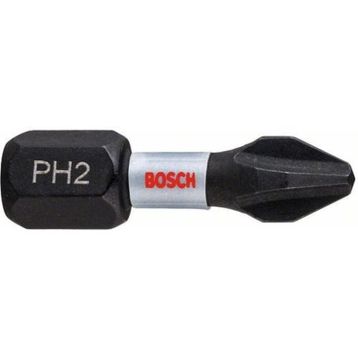 Bosch Impact Control Serisi PH2x25 mm 2'li Vidalama Ucu