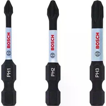 Bosch Impact Control Serisi PHx50 mm 3'lü Vidalama Ucu