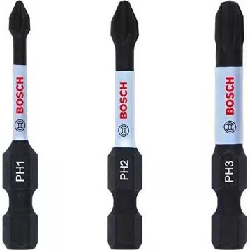 Bosch Impact Control Serisi PHx50 mm 3'lü Vidalama Ucu