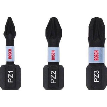 Bosch Impact Control Serisi PZx25 mm 3'lü Vidalama Ucu
