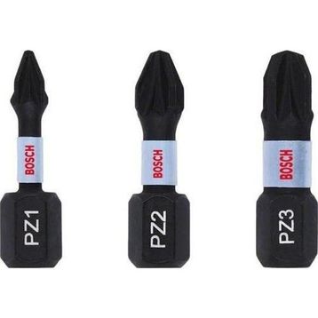 Bosch Impact Control Serisi PZx25 mm 3'lü Vidalama Ucu