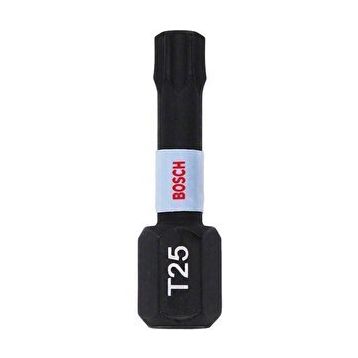 Bosch Impact Control Serisi T30x25 mm 2'li Vidalama Ucu