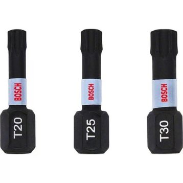 Bosch Impact Control Serisi Tx25 mm 3'lü Vidalama Ucu