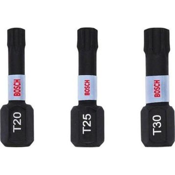Bosch Impact Control Serisi Tx25 mm 3'lü Vidalama Ucu