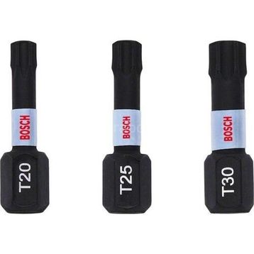Bosch Impact Control Serisi Tx25 mm 3'lü Vidalama Ucu