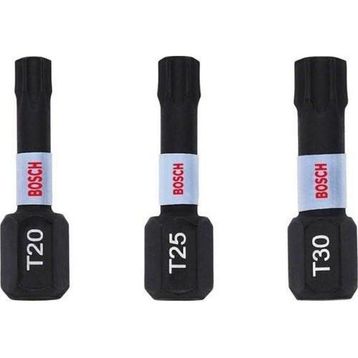 Bosch Impact Control Serisi Tx25 mm 3'lü Vidalama Ucu