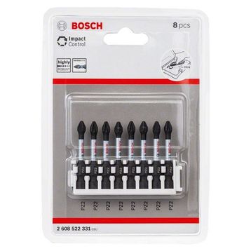 Bosch Impact Ctrl ÇiftTaraf 8'li PH2-PZ2,65 mm Matkap Ucu