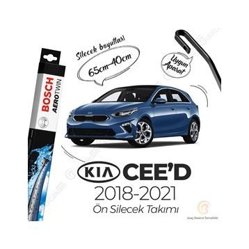Bosch Kia Ceed Muz 2018-2021 Silecek Takımı