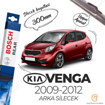 Bosch Kia Venga Arka 2009-2012 Rear H301 Silecek