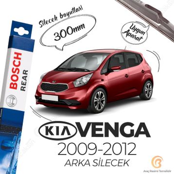 Bosch Kia Venga Arka 2009-2012 Rear H301 Silecek