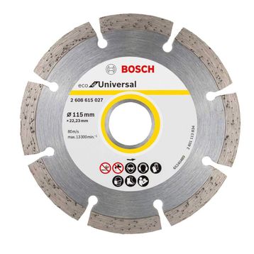 Bosch Küçük Avuç Taşlama Makneleri için Eco for Universal Segmanlı Elmas Kesme Diski