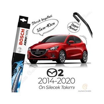 Bosch Mazda 2 Muz 2014-2020 Silecek Takımı