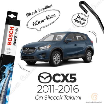 Bosch Mazda CX5 Muz 2011-2016 Silecek Takımı