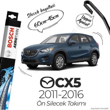 Bosch Mazda CX5 Muz 2011-2016 Silecek Takımı