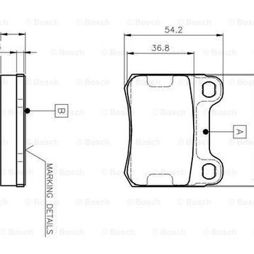 Bosch Mercedes 300E 124 3.0 1985-1993 Arka Balata