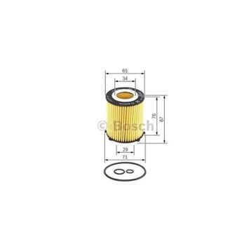 Bosch Mercedes-Benz E 200 2012-2016 Yağ Filtresi