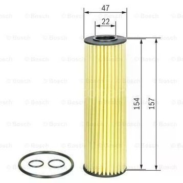 Bosch Mercedes-Benz SLK 250 2011-2015 Yağ Filtresi