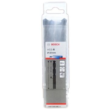 Bosch Metal HSS-R Dın 338 10x87x133 mm 10'lu Paket Matkap Ucu
