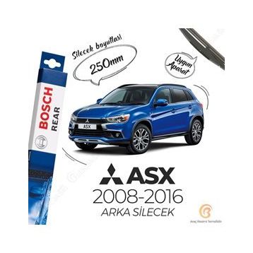 Bosch Mitsubishi ASX Arka 2010 2017 Rear H250 Silecek