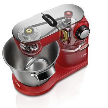 Bosch MUM9A66R00 1600 W 5.5 lt 220-240 V Kırmızı-Gümüş Mutfak Şefi