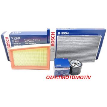Bosch Nissan Qashqai 1.6 2006 2013 Filtre Bakım Seti
