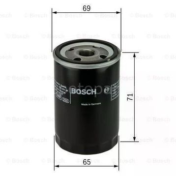 Bosch Nissan Qashqai+2 1.6 2010-2013 Yağ Filtresi