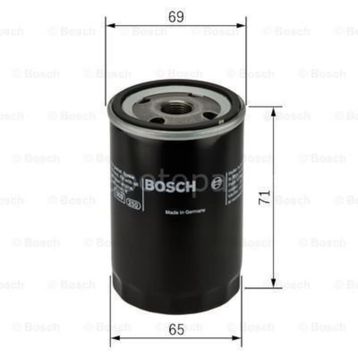 Bosch Nissan Qashqai+2 1.6 2010-2013 Yağ Filtresi