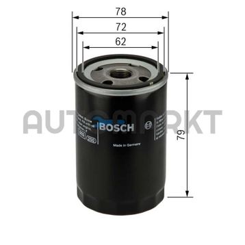 Bosch Opel Astra 2.0 Turbo 2002-2004 Yağ Filtresi