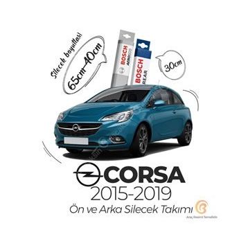 Bosch Opel Corsa E Ön Arka 2015-2019 Aeroeco Silecek