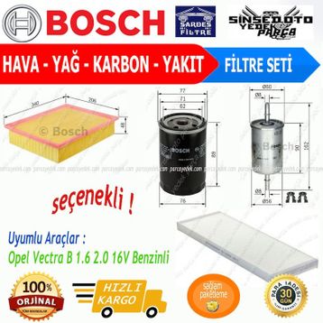 Bosch Opel Vectra 1.6 İ 16 LZ2 Filtre Seti
