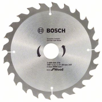 Bosch Optiline Eco 190x30 mm 24 Diş Testere Bıçağı