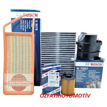 Bosch Peugeot 307 1.4 HDI 2001 2006 Filtre Bakım Seti