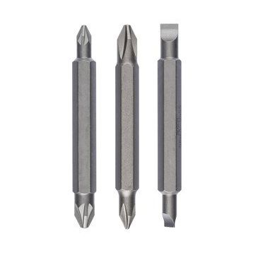 Bosch PH1/PZ1/S0x60 mm 3'lü Çift Taraflı Vidalama Ucu