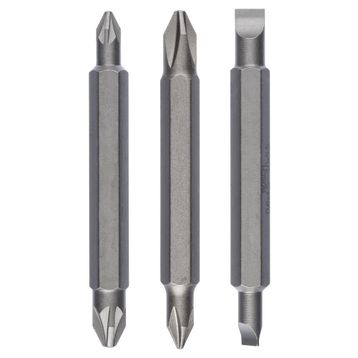 Bosch PH1/PZ1/S0x60 mm 3'lü Çift Taraflı Vidalama Ucu