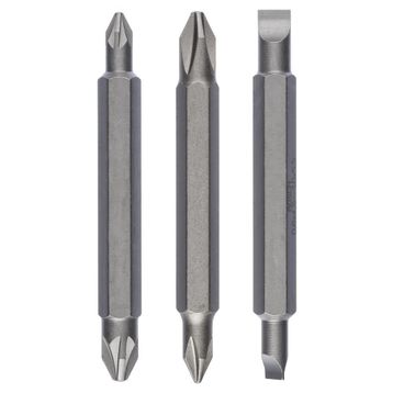 Bosch PH1/PZ1/S0x60 mm 3'lü Çift Taraflı Vidalama Ucu