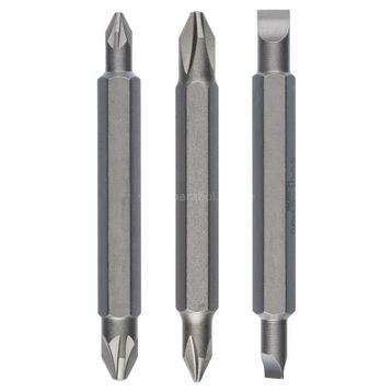 Bosch PH1/PZ1/S0x60 mm 3'lü Çift Taraflı Vidalama Ucu