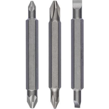 Bosch PH1/PZ1/S0x60 mm 3'lü Çift Taraflı Vidalama Ucu