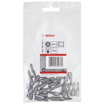 Bosch PH1x25 mm 25'li Extra Hard Serisi Vidalama Ucu