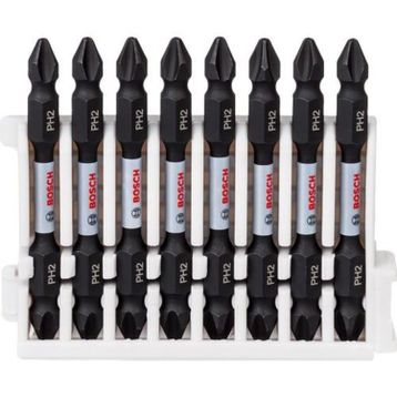 Bosch PH2x65 mm 8'li Impact Control Serisi Çift Taraflı Vidalama Ucu