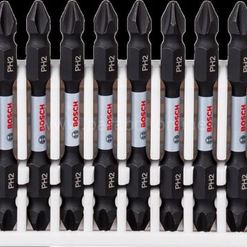 Bosch PH2x65 mm 8'li Impact Control Serisi Çift Taraflı Vidalama Ucu