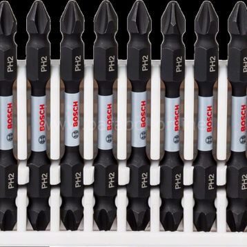 Bosch PH2x65 mm 8'li Impact Control Serisi Çift Taraflı Vidalama Ucu