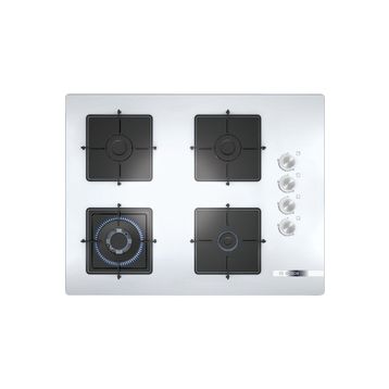 Bosch POH7C2O12O 67 Cm Wok Gözlü Beyaz Ankastre Ocak