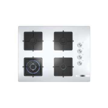 Bosch POH7C2O12O 67 Cm Wok Gözlü Beyaz Ankastre Ocak