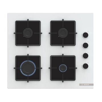 Bosch POP6C2P30O 60 cm Beyaz Cam Ankastre Ocak