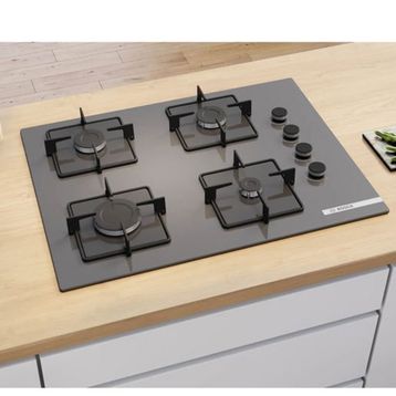 Bosch POP7C9P30O 67 cm Antrasit Gri Cam Ankastre Ocak