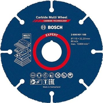 Bosch Professional 1X Expert Carbide Multi Wheel 115 mm Avuç Taşlama Makinesi Diski