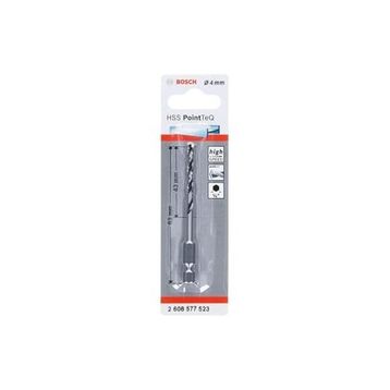 Bosch Professional PointTeQ Gri Altıgen Şaftlı HSS Metal 4.0x83 mm Matkap Ucu